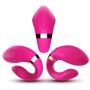 Вибромассажер для пар Boss Series с пультом ДУ - Couple Vibrator Pink USB 9 Function (BS5200030)