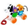 Дерев'яна каталка Viga Toys Собачка з шестернями (50977)