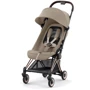 Прогулянковий візок Cybex Coya Rosegold Cozy Beige (522005183): Ширина шасі 44 см