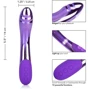 CalExotics DazzLED Vibrance - аккумуляторный вибратор, 14x3.25 см