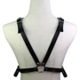 Портупея с фиксатором Women's PU Leather Chest Harness Caged Bra RED