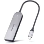 Адаптер REAL-EL Adapter USB-C to 4xUSB CQ-415 Space Grey (EL123110001) фото 6