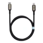 Кабель Proove Cable USB-C to Lightning Dense Metal 27W 1m Black (CCDM27002101): Длина 1 м