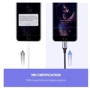 Кабель Ugreen Adapter Lightning to 3.5mm F Headphone Jack 10cm Grey (30756): Тип Lightning - Mini-jack 3.5mm M