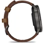 Смарт-часы Garmin Venu 4 45mm Slate with Black Silicone Band and Brown Leather Band (010-03014-03)