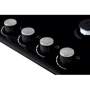 Варочная поверхность газовая Borgio 6721-17 (Black Enamelled): Расположение панели спереди