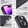Чехол для телефонов ArmorStandart Matte Slim Fit Camera cover Black for Nothing CMF Phone 1 (ARM81924): Материал TPU (термополиуретан)