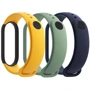 Набор ремешков Xiaomi Original Strap Navy Blue/Yellow/Mint Green 3шт (BHR4640GL) for Xiaomi Mi Smart Band 5/6: Тип Ремешок
