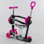 Самокат Best Scooter с защитным бампером розовый (S 4101): Тип тормоза ножной