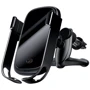 Держатель Baseus Car Holder Wireless Charger Air Vent Rock Solid Electric 10W Black (WXHW01-01)