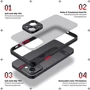 Чехол для телефонов ArmorStandart Frosted Matte Black for Xiaomi Redmi 12 4G (ARM68550): Совместимость Xiaomi Redmi 12 4G