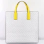 Женская сумка тоут Michael Kors светло-серая (MK0572W): Фактура Сафьяно, Матовая