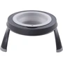Миска одинарная Dexas Single Elevated Feeder-LG на складной подставке маленькая 360 мл светло-серая (PW130432429)