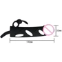 Насадка на член LYBAILE Pretty Love Vibrating Penis Sleeve Black 5.5 "