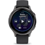 Смарт-часы Garmin Venu 4 41mm Slate with Black Silicone Band (010-03013-02)