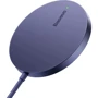 Зарядное устройство Baseus Wireless Charger MagSafe Simple Mini3 Magnetic 15W Purple (CCJJ040205) for iPhone 16 I 15 I 14 I 13 I 12 series: Кабель в комплекте USB-C