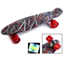 Penny Board Red design Светящиеся колеса