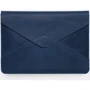 INCARNE Handmade Leather Cover Magnetic Message Blue for MacBook Air 13" M3 | M2 | M1