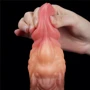 Фаллоимитатор LoveToy Dual-Layered Silicone Nature Cock 7" Brown
