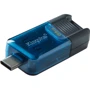 USB-флешка Kingston 64GB DataTraveler 80 M USB-C 3.2 Blue/Black (DT80M/64GB): Максимальная скорость чтения, МБ/с 200