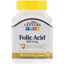 21st Century Folic Acid, 800 mcg, 180 Tablets
