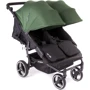 Прогулочная коляска для двойни Baby Monsters Easy Twin Зеленая (черное шасси) (BMT3.0S-10002_012)