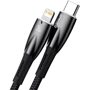 Кабель Baseus Cable USB-C для Lightning Glimmer Series 20W 1m Black (CADH000001): Тип USB-C - Lightning