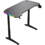 Геймерський стіл GT Racer 120x60x71-79 см Black (T-1221)