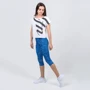 Спортивные капри Peak FW37712-CYA 40 синие: Страна производитель Китай