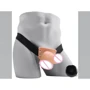 Fetish Fantasy 6 Hollow Rechargeable Strap-on with Balls - полый вибрострапон на трусиках с пультом ДУ, 17,5х5 см