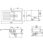 Кухонная мойка SCHOCK SIGNUS D150 Puro-84 (50086084): Форма Прямоугольная