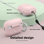 Чехол для наушников Elago Silicone Hang Case Lovely Pink (EAPP2SC-HANG-LPK) for Apple AirPods Pro 2 фото 4
