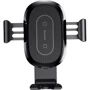 Держатель Baseus Car Holder Gravity Heukji Wireless Charger Black (WXZT-01)
