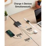 Зарядное устройство ANKER Wall Charger 2xUSB-C+2xUSB PowerPort 543 Atom III Slim 4 65W Black (A2046G12): Тип сетевое