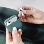 Чехол для наушников Switcheasy Skin Soft Touch Silicone Pine Green (GS-108-174-193-175) for Apple AirPods 3 фото 9