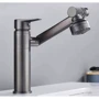 Смеситель для кухни Lefton NES-333 серый: Тип излива Поворотный