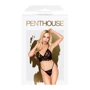 Комплект: браллет и трусики Penthouse DOUBLE SPICE (черный, S/M)