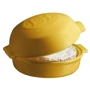 Форма для запекания сыра Emile Henry Cheese Baker 19.5х17.5см желтая (908417): Крышка Есть