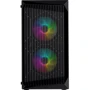 Корпус Logic concept ATOS Black (AM-ATOS-10-0000000-0002): Материал передней панели пластик и металл