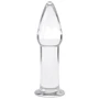 Анальная пробка LoveToy Glass Romance Dildo GS12 Clear