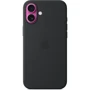 Чехол для iPhone Apple iPhone 16 Plus Silicone Case with MagSafe - Black (MYY93ZM/A): Материалы Силикон