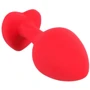 Анальная пробка с кристаллом Orion Silicone Plug Medium