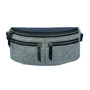 Сумка поясная BlankNote Spirit фетр серый + черная кожа графит (BN-BAG-15-felt-g)