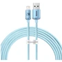 Кабель Baseus USB Cable to Lightning Crystal Shine Series 2.4A 2m Sky Blue (CAJY001203)