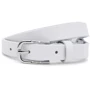 Жіночий ремінь Borsa Leather білий (100v1genw60-white)