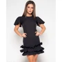 Платье ISSA PLUS 10362 42 черное повседневное до середины бедра