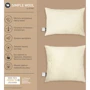 Подушка Sonex Simple Wool 70х70 см бежевая (SO102380): Размер, см 70x70