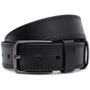 Чоловічий ремінь Borsa Leather чорний (125v1fx63-black)