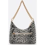 Женская сумка хобо GUESS CENTRE STAGE HOBO черно-белая (HWLB8504020-BWP): Тип Сумки
