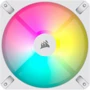 Кулер Corsair iCUE AR120 Digital RGB 120mm PWM Fan Triple Pack White (CO-9050169-WW): Рівень шуму, dB 10-27.3